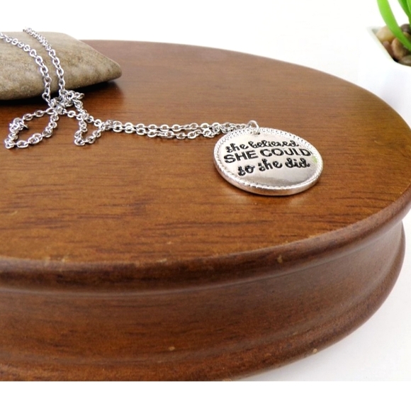 Inspirational Charm Necklace - Picture 2 of 2